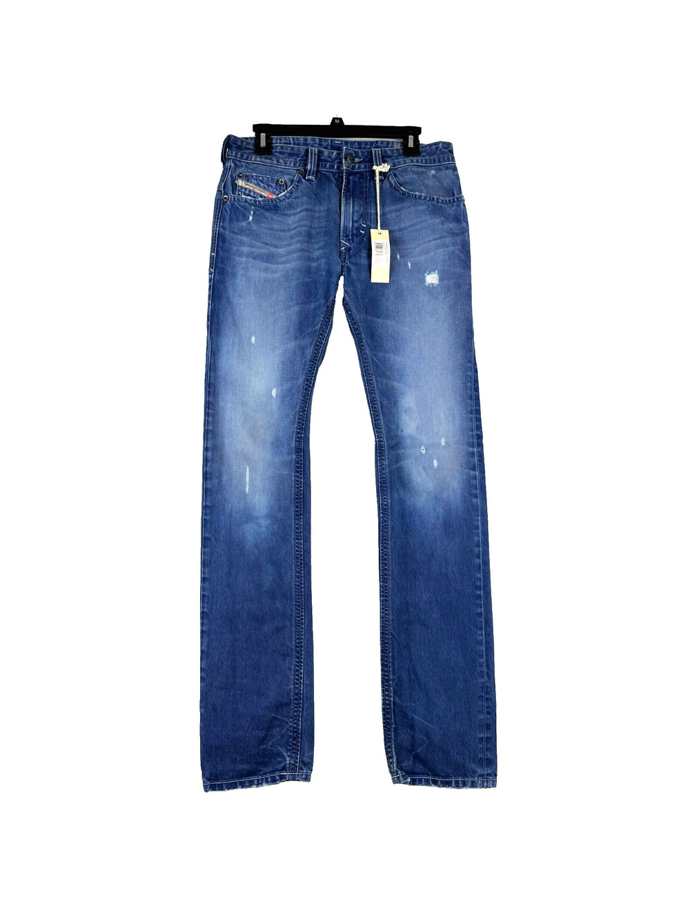 NEW Diesel 32x33 Blue Eyecons 2013/1 Edition Buster Distressed Denim Jeans - NWT